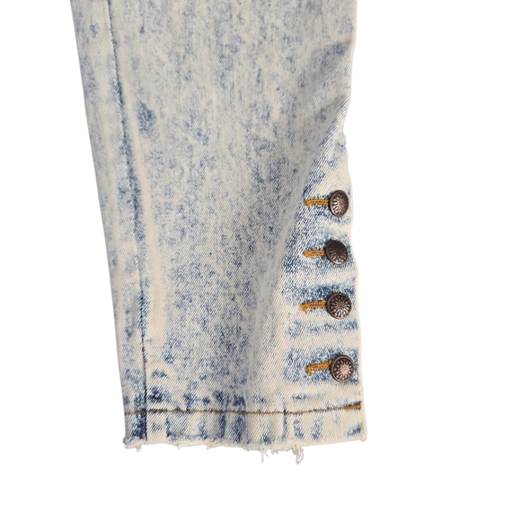 Cap Ferrat Vintage Stylish Acid Wash Denim Jeans Size 11 - Picture 2 of 9